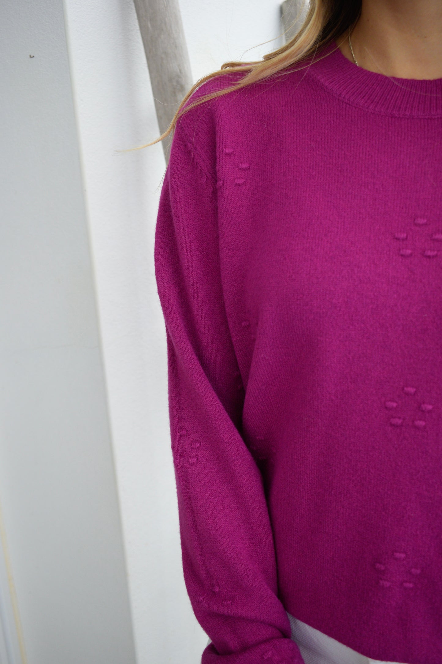 Camisola de malha - rosa